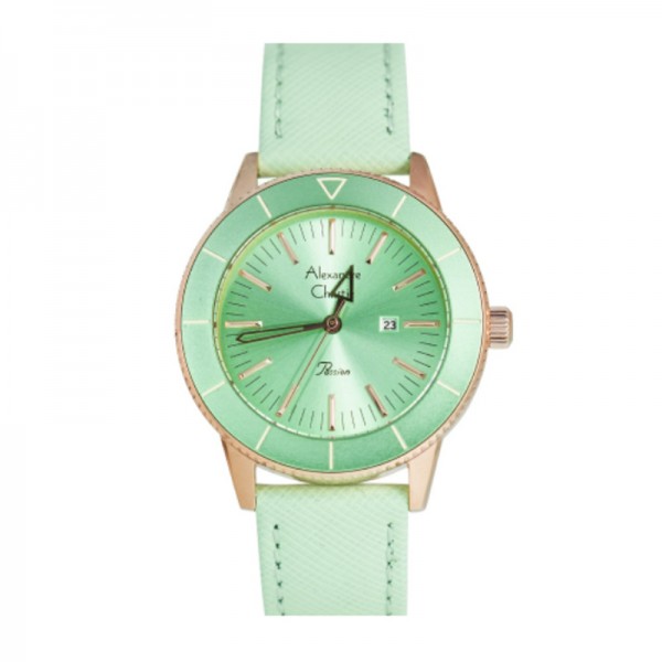 Alexandre Christie AC 5002 Rosegold Green LDLRGGN